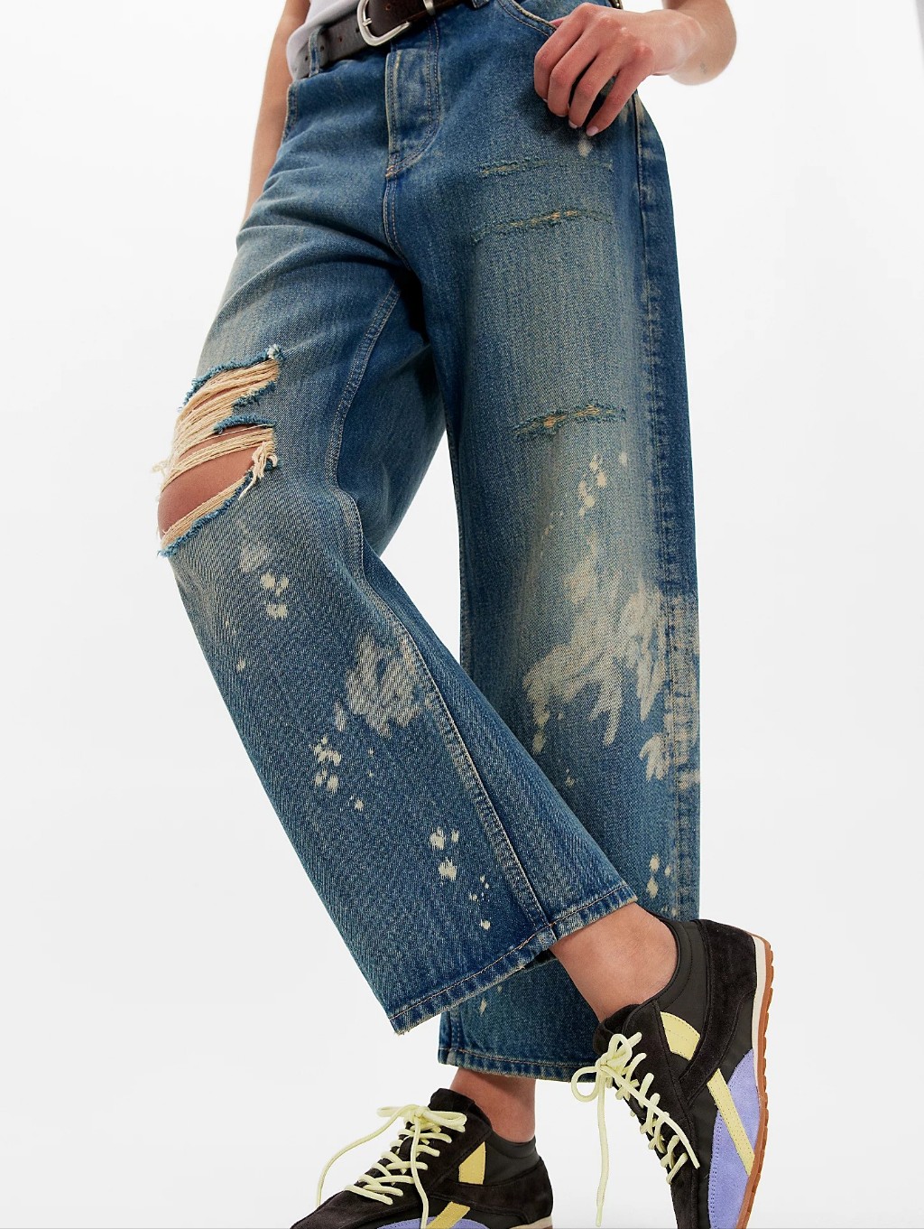 We The Free Distressed Boyfriend Jeans